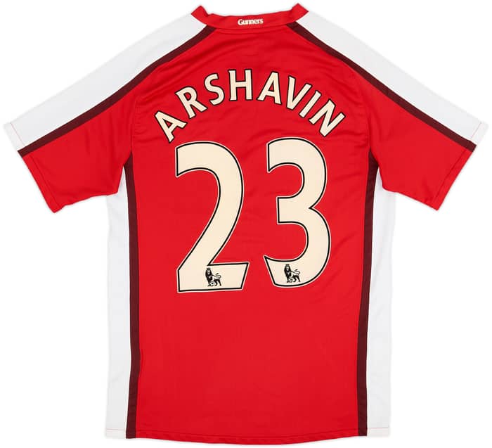 Camiseta de local del Arsenal 2008-10 Arshavin #23 - 7/10 - (S)