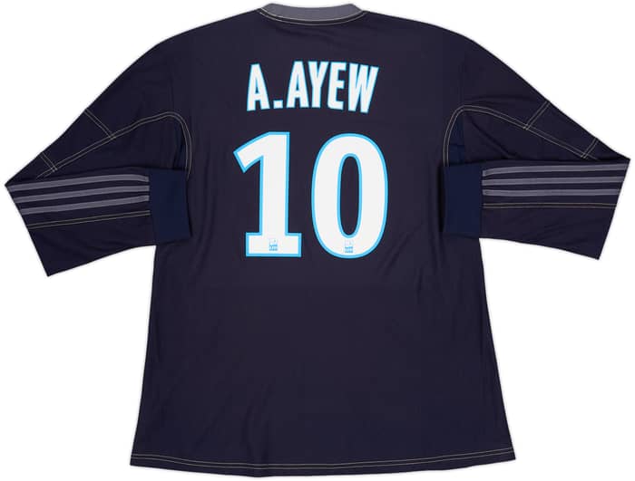 2013-14 Olympique Marseille Away L/S Shirt A.Ayew #10 - 10/10 - (XL)