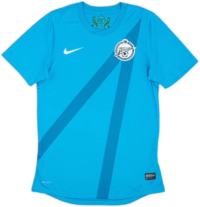 Camiseta de local versión jugador del Zenit St. Petersburg 2012-13 - 6/10 - (M)