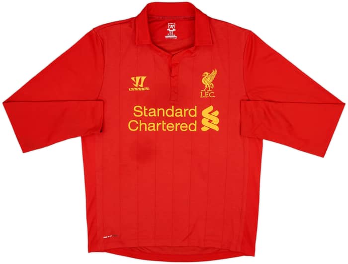 2012-13 Liverpool Home L/S Shirt #14 - 7/10 - (M)