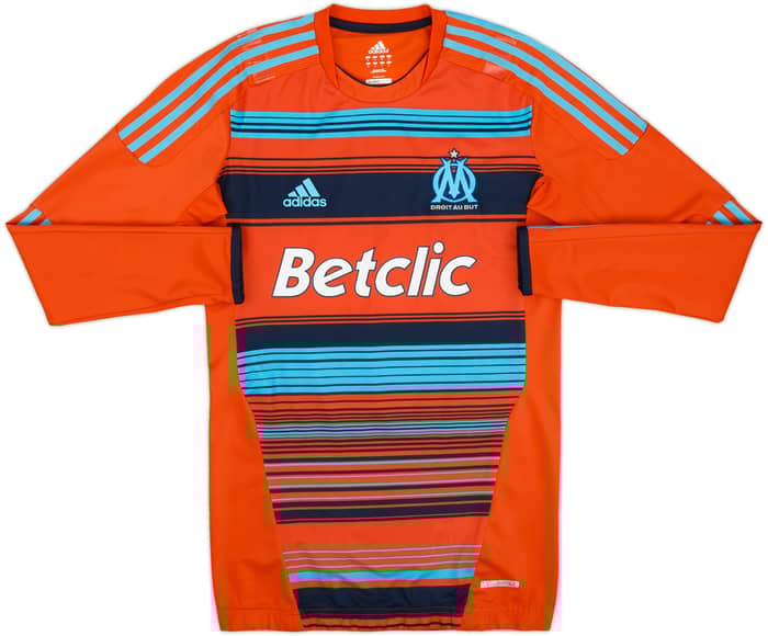 2011-12 Olympique Marseille Player Issue TechFit Third L/S Shirt Remy #11 - 7/10 - (L)