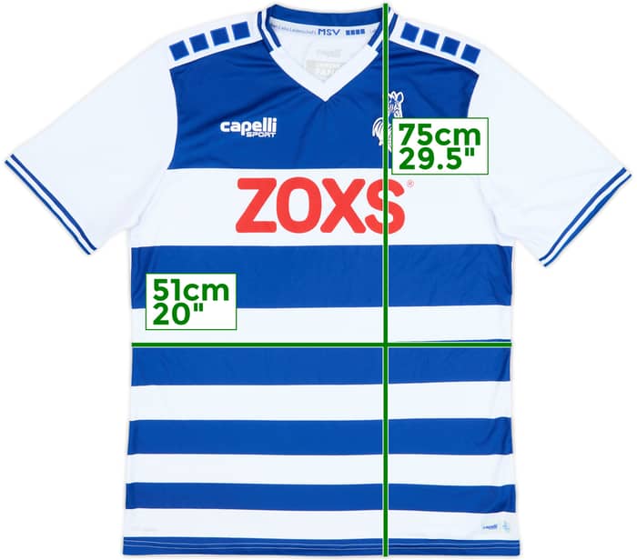2021-22 MSV Duisburg Home Shirt - 9/10 - (L)