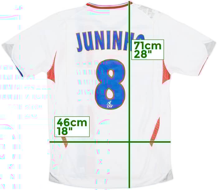Camiseta de local del Lyon 2006-07 Juninho #8 - 7/10 - (S)