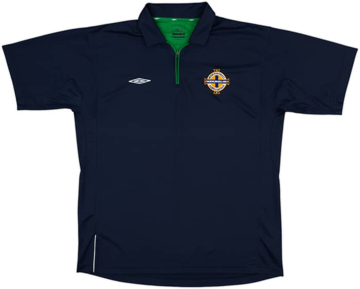 2006-08 Northern Ireland Umbro 1/4 Zip Polo Shirt - 8/10 - (XL)