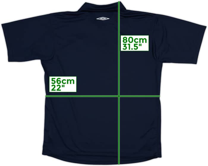 2006-08 Northern Ireland Umbro 1/4 Zip Polo Shirt - 8/10 - (XL)