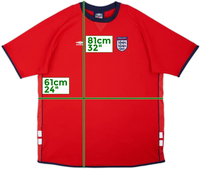 2002-04 England Umbro Training Shirt - 6/10 - (XL)