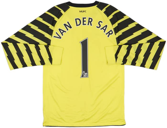 2010-11 Manchester United Yellow GK Shirt Van Der Sar #1 - 6/10 - (S)