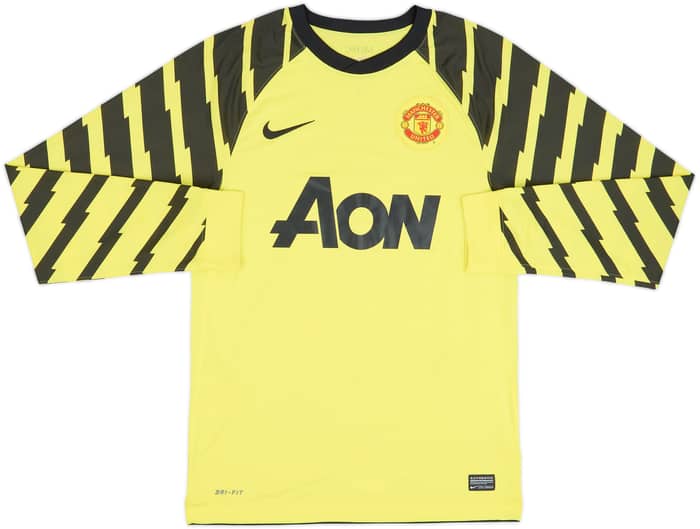 Camiseta de portero Amarilla del Manchester United 2010-11 Van Der Sar #1 - 9/10 - (S)