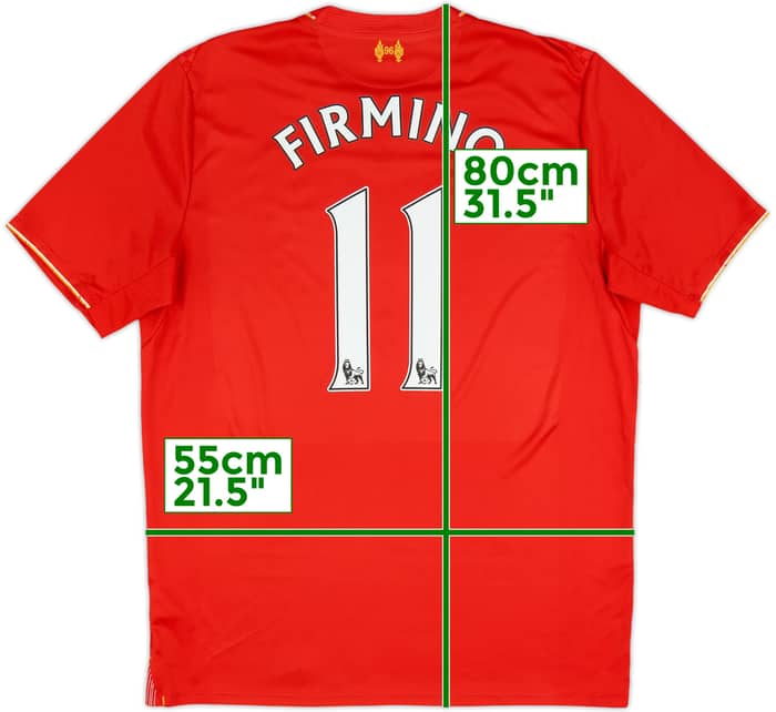 2015-16 Liverpool Home Shirt Firmino #11 - 5/10 - (XL)