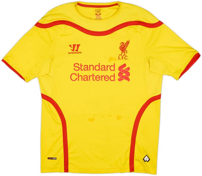 2014-15 Liverpool Away Shirt Gerrard #8 - 5/10 - (XL.Boys)