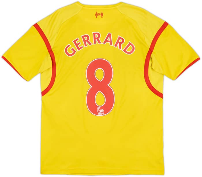2014-15 Liverpool Away Shirt Gerrard #8 - 5/10 - (S)
