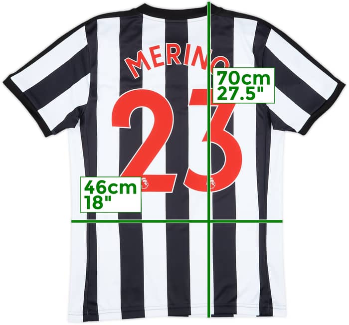 2017-18 Newcastle Home Shirt Merino #23 - 8/10 - (S)