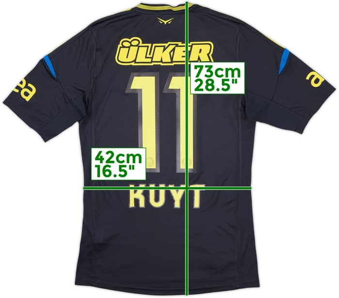 2012-13 Fenerbahce Third Shirt Kuyt #11 - 8/10 - (S)