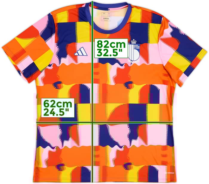 2022 Belgium adidas Pre-Match Training Shirt - 10/10 - (XXL)