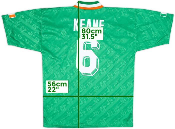 1994 Ireland Home Shirt Keane #6 - 8/10 - (M/L)
