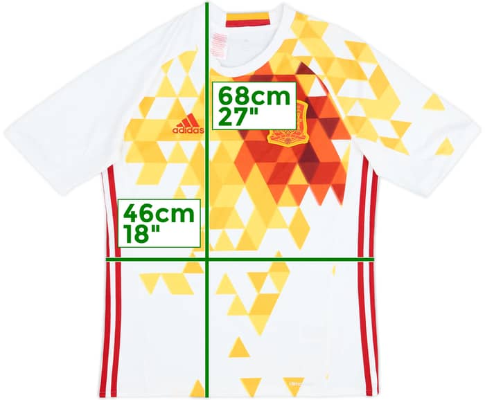 2016-17 Spain Away Shirt - 7/10 - (XL.Boys)