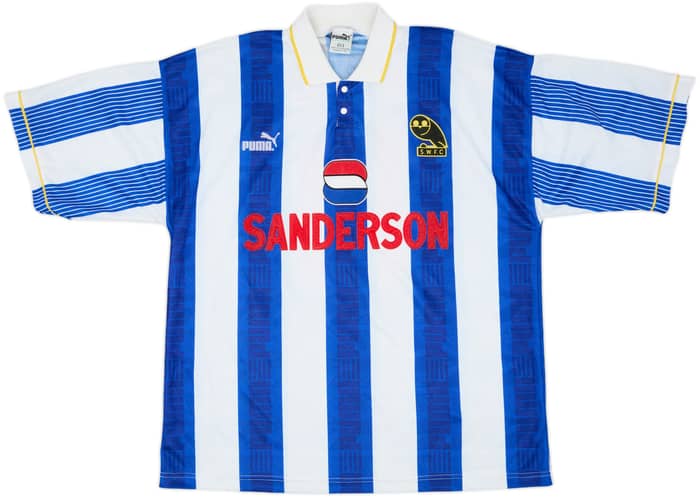 1993-95 Sheffield Wednesday Home Shirt Waddle #8 - 8/10 - (XL)