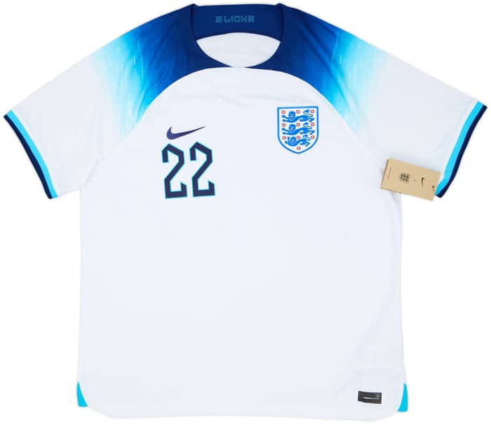 2022-23 England Home Shirt Bellingham #22 (XL)