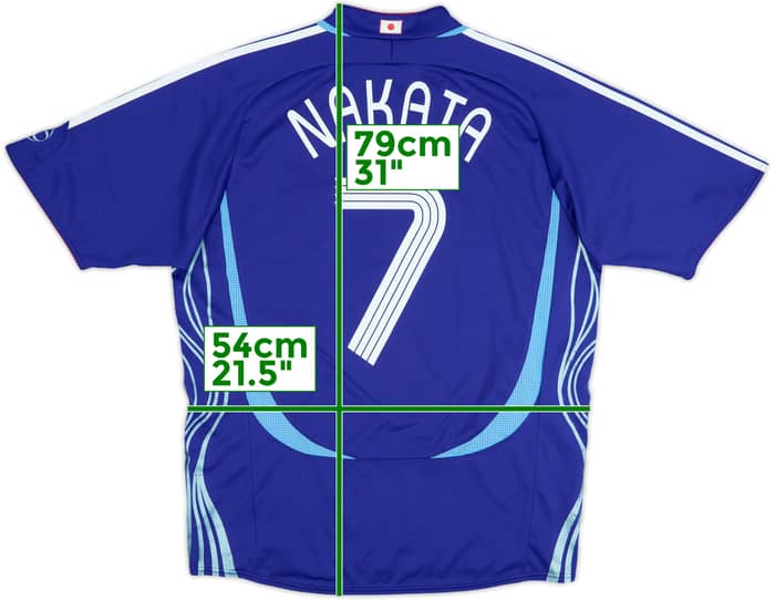 2006-08 Japan Home Shirt Nakata #7 - 6/10 - (M/L)
