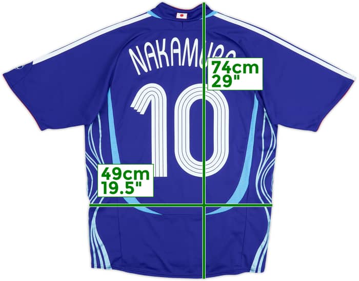 2006-08 Japan Home Shirt Nakamura #10 - 7/10 - (S)