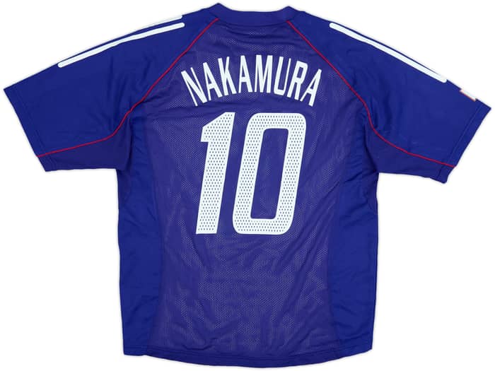 2002-04 Japan Player Issue Home Shirt Nakamura #10 - 8/10 - (L)