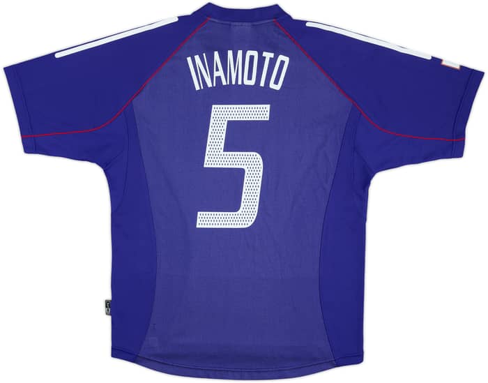 2002-04 Japan Home Shirt Inamoto #5 - 8/10 - (M)