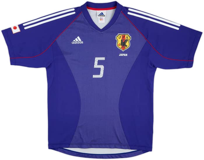 2002-04 Japan Home Shirt Inamoto #5 - 8/10 - (M)