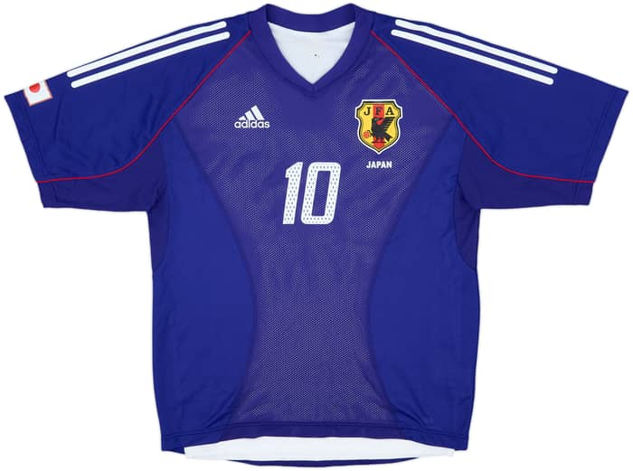 2002-04 Japan Player Issue Home Shirt Nakamura #10 - 8/10 - (L)