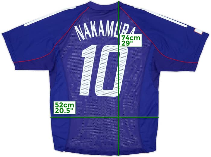 2002-04 Japan Player Issue Home Shirt Nakamura #10 - 8/10 - (L)