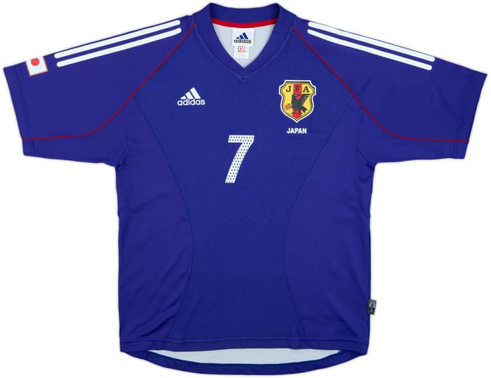 2002-04 Japan Home Shirt Nakata #7 - 8/10 - (L)