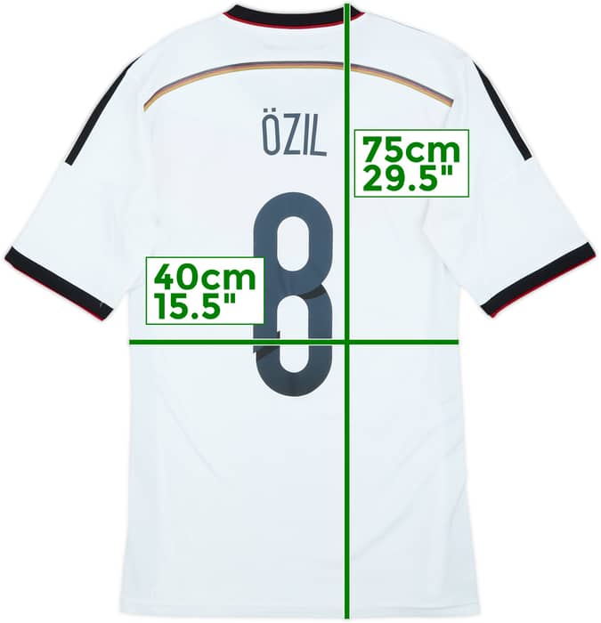 2014-15 Germany Home Shirt Ozil #8 - 8/10 - (S)