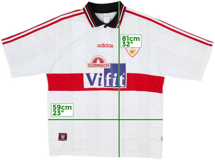 1996-97 Stuttgart Home Shirt - 6/10 - (XXL)
