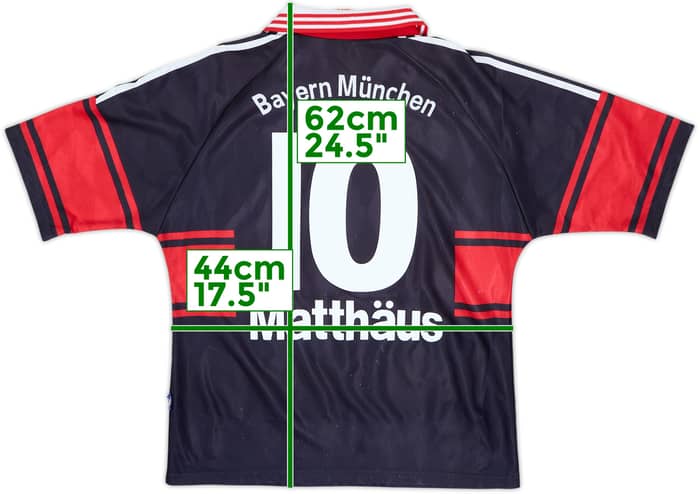 1997-99 Bayern Munich Home Shirt Matthaus #10 - 6/10 - (L.Boys)