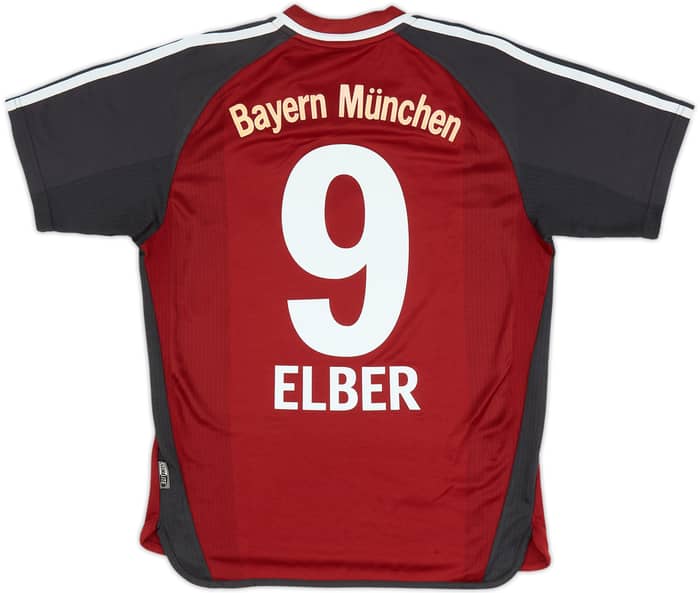 2002-03 Bayern Munich Home Shirt Elber #9 - 8/10 - (15-16 Years)