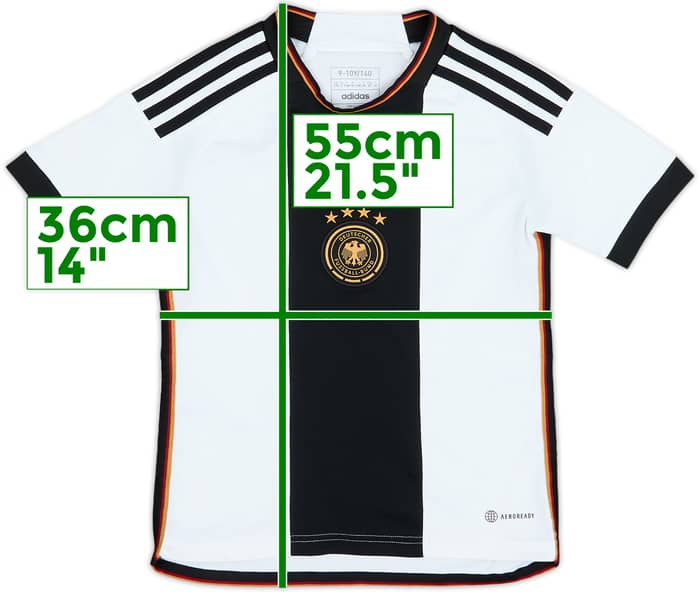 2022-23 Germany Home Shirt - 10/10 - (S.Boys)