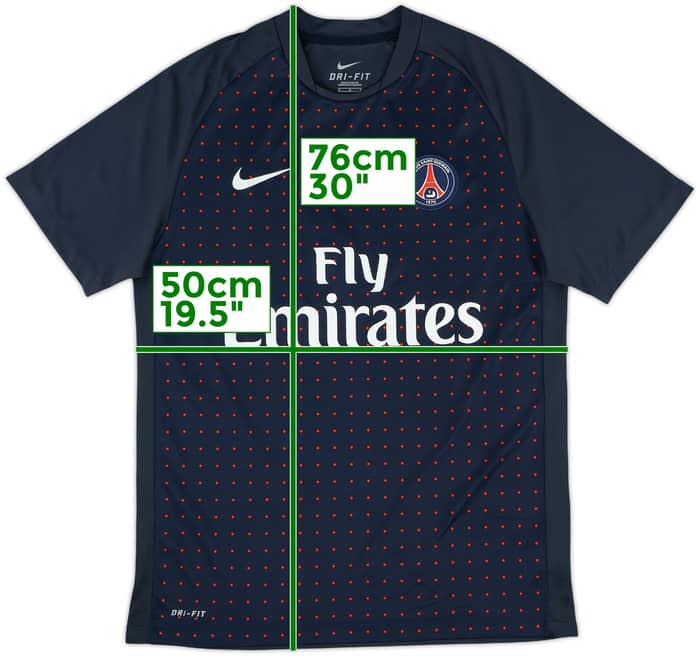 2011-12 Paris Saint-Germain Nike Training Shirt - 8/10 - (M)