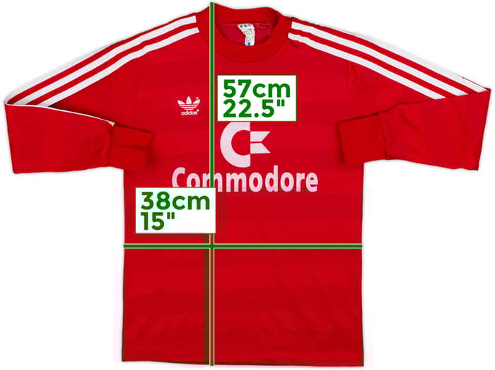 1984-89 Bayern Munich Home L/S Shirt - 8/10 - (XS)