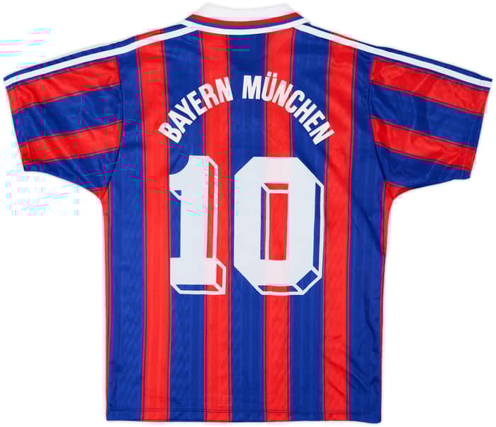 1995-97 Bayern Munich Home Shirt #10 (Matthaus) - 8/10 - (S)