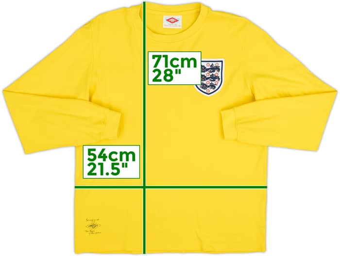 2000s England Umbro Retro '1966' GK Shirt #1 - 8/10 - (L)