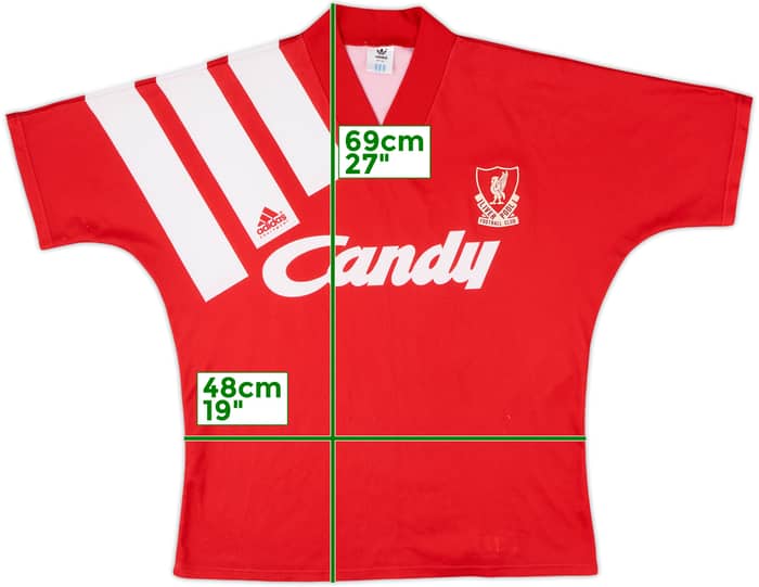 1992-93 Liverpool Centenary Home Shirt - 7/10 - (L)