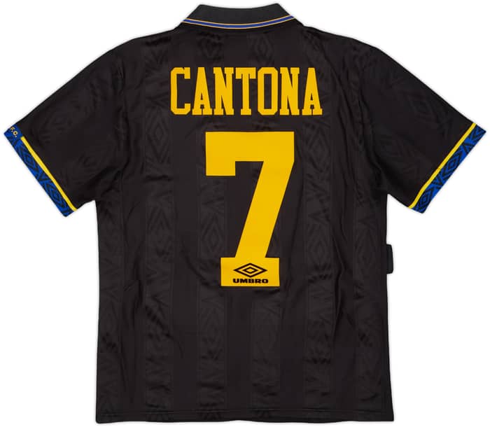 1993-95 Manchester United Away Shirt Cantona #7 - 8/10 - (S)