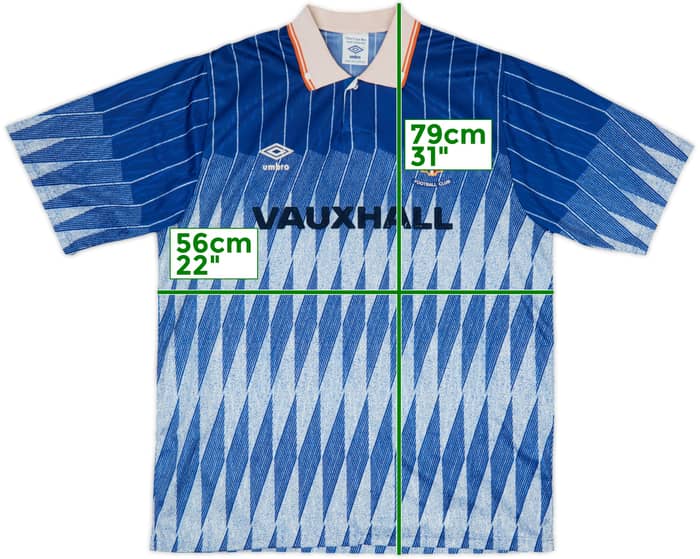 1990-92 Luton Town Third Shirt - 8/10 - (XL)