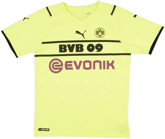 2021-22 Borussia Dortmund European Home Shirt Haaland #9 - 8/10 - (M)