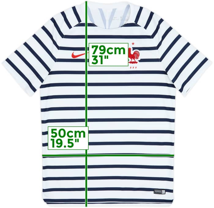 2018-19 France Nike Training Shirt - 8/10 - (L)