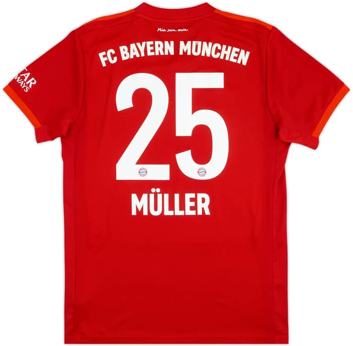 Camiseta de local del Bayern Munich 2019-20 Muller #25 - 6/10 - (M)