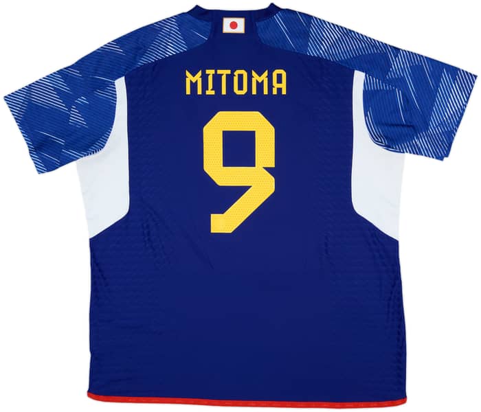 2022 Japan Authentic Home Shirt Mitoma #9 - 10/10 - (XXL)