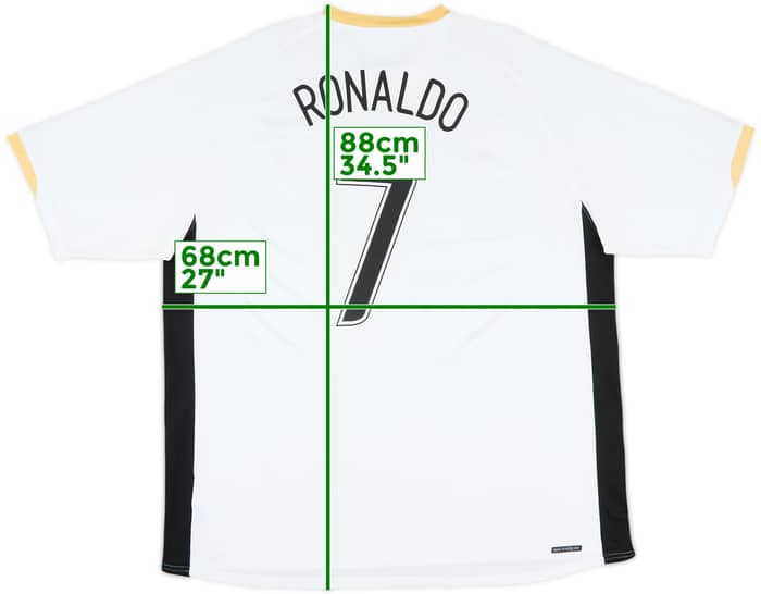 2006-08 Manchester United Away Shirt Ronaldo #7 - 8/10 - (3XL)
