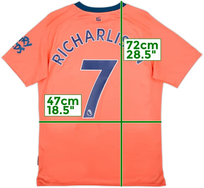 2019-20 Everton Away Shirt Richarlison #7 - 9/10 - (S)