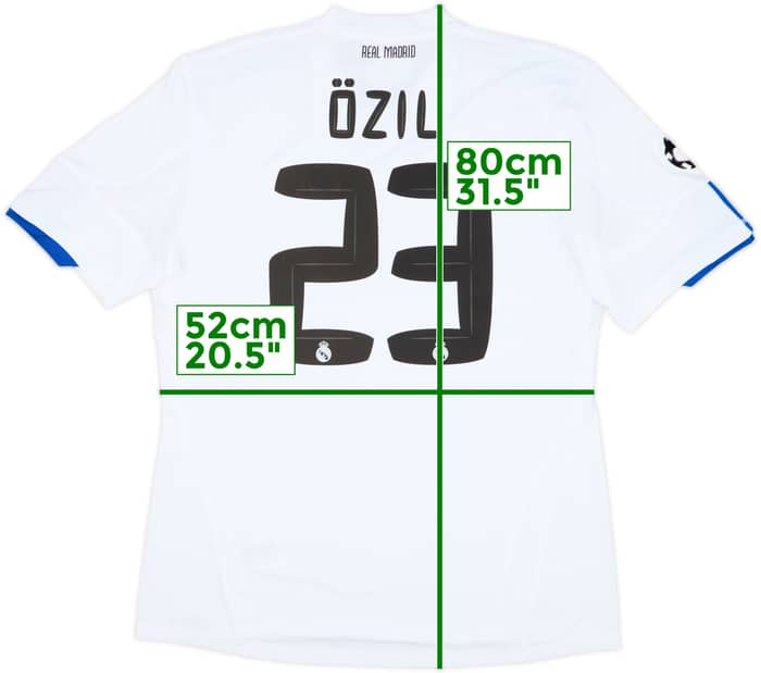 2010-11 Real Madrid Home Shirt Ozil #23 (L)