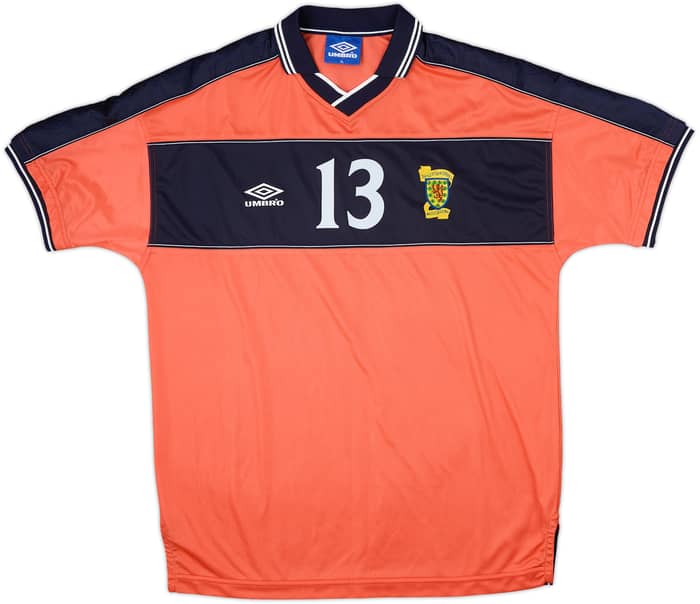 1999-00 Scotland Match Issue Away Shirt #13